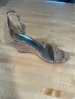 Lily Pulitzer Jenna Wedge  Color Natural Size 9M