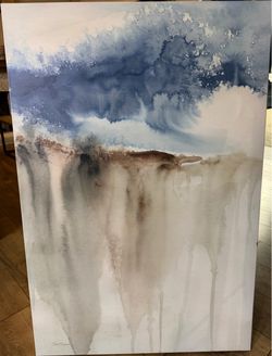 Carol Robinson “Windy Cliff II” Large Canvas Wall Art – 32” × 48”