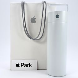 Apple Park Water Bottle 2026 WWDC Exclusive Stainless  22oz White Sticker + Bag