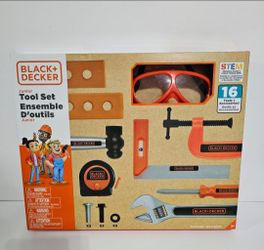 BLACK & DECKER TOOL SET for kids NIB