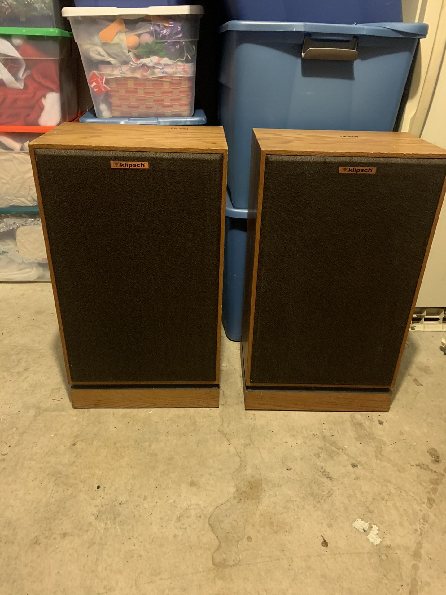 Klipsch kg4 speakers