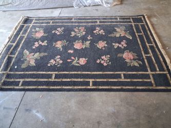 Floral rug 10x8