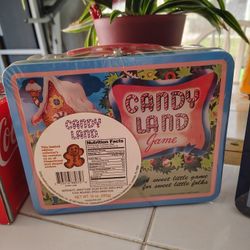 Collectable Lunch Box Tins Candy Land And Kisses