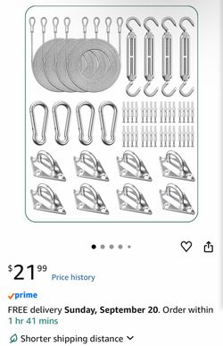 Sun Shade Sail Hardware Kit
