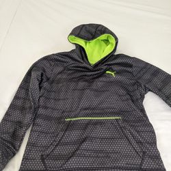 Puma Pull Over Boys Sweatshirt Hoodie Size M 10-12
