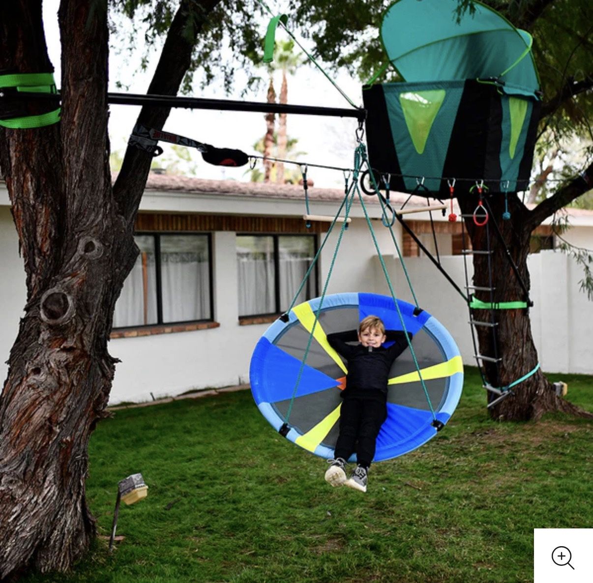 The Instant Tree Branch & Freestyle Adventure Swing (Hammacher Schlemmer)