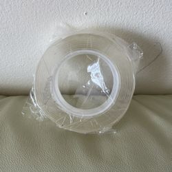 Double Sided Tape Heavy Duty,FORTGESCHE Traceless Gel Mat Tape,Reusable Washable Strong Adhesive Grip Tape for Photos Fix Carpet Mats Wall Kitchen Off