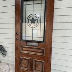 Lone Star Solid Wood Entryway Door 36 x 80