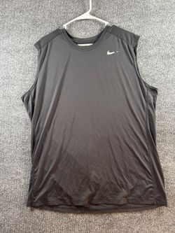 Dri-FIT Men's Sleeveless Athletic Shirt Black XL