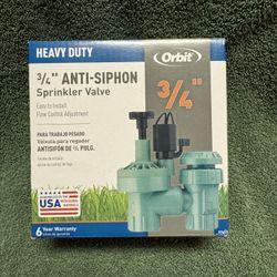 New Orbit Anti-Siphon Automatic Sprinkler Valve 