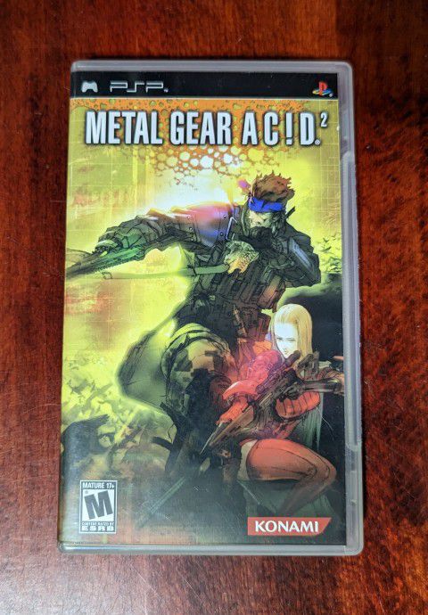 Metal Gear Acid 2 For Sony PSP - Complete With 3D Glasses!