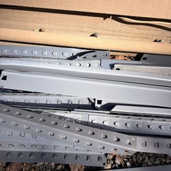 Aluminum And Cork board Shelves - Free