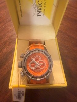 Invicta Reserve Bolt Sport 1227 Men’s Watch – Orange – With Original Box