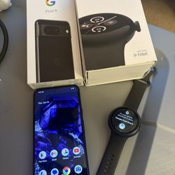 Google Pixel 8 128gb And Google Pixel Watch 2 Both Unlock Selling Together Bundle Only 