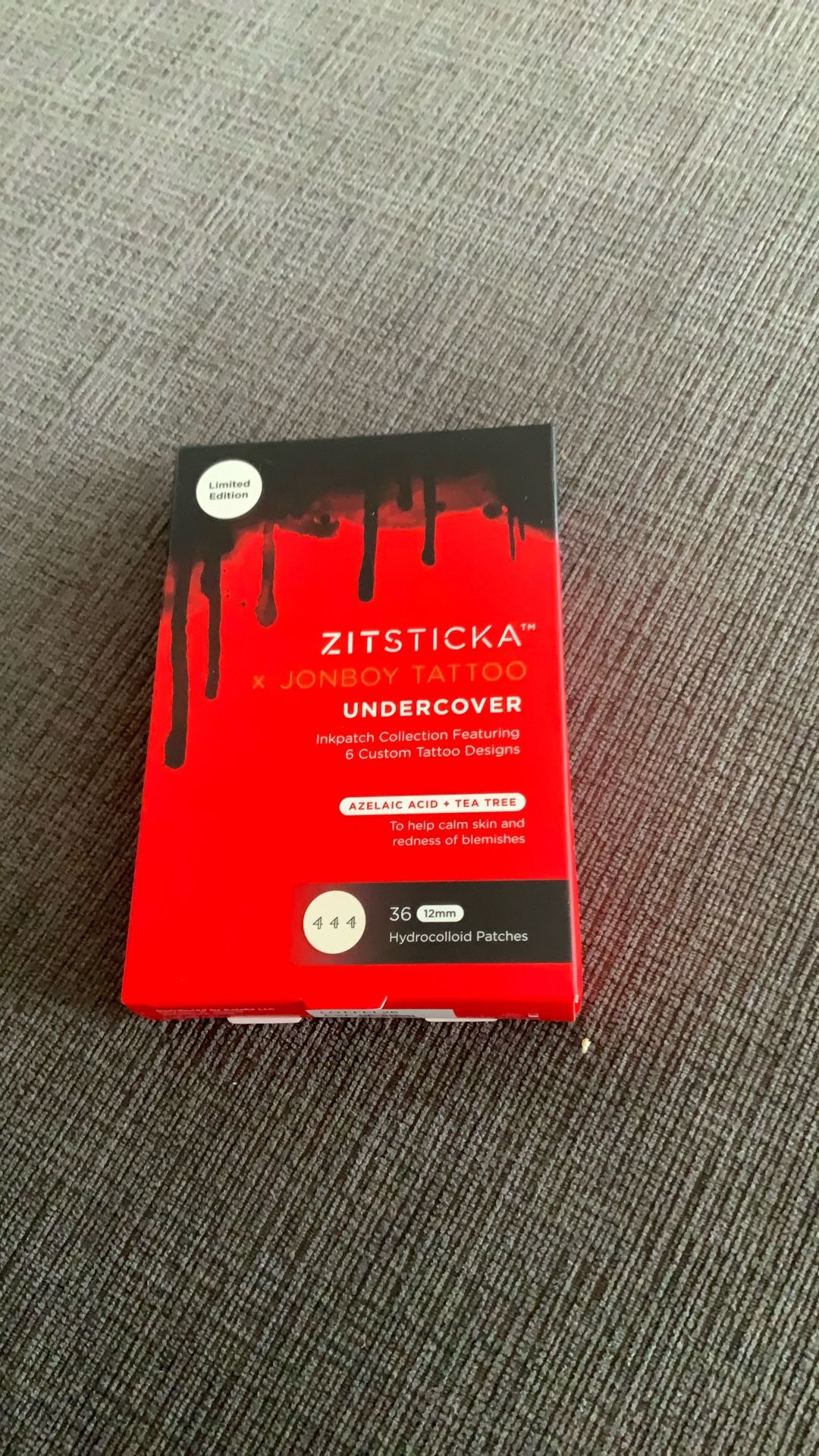 Zitsticka X Jon boy Tattoo Uncover Ink patch Collection 36 12mm New Sealed Designed Patches