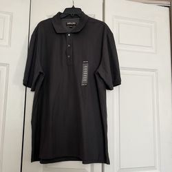 It’s A Brand New Polo Shirt Made By KIRKLAND The Size Is L The Color Is Black It’s Costco Brand It’s For Man’s