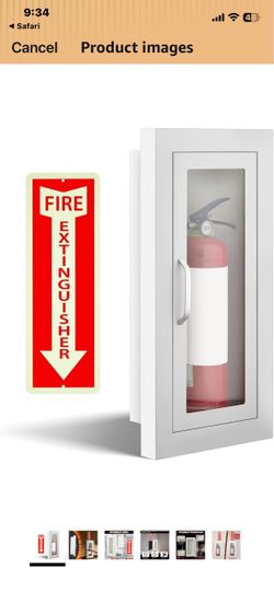 Zonon fire extinguisher cabinet