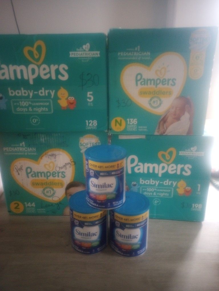 Pampers $32 Each