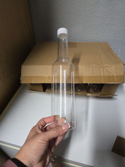 12 plastic bottles