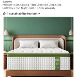 Bed Story 14inch King Size Luxury Hybrid Mattress New