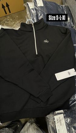 Alo black quarter zip up