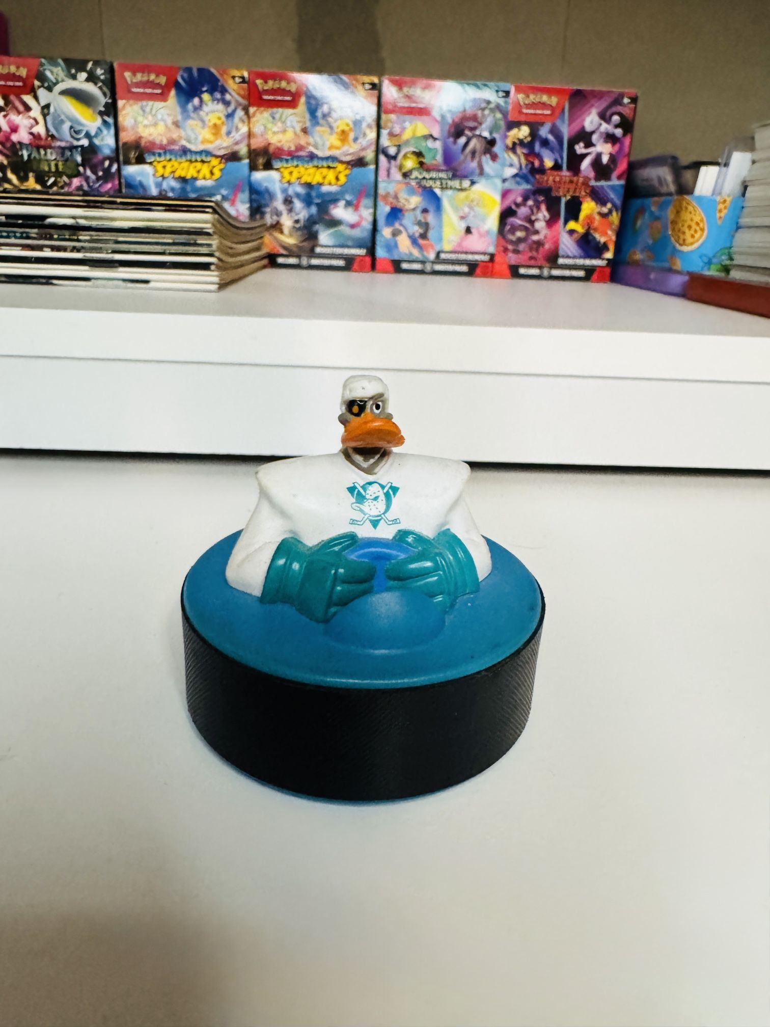 π Vintage Mighty Ducks Hockey Puck Figure β Disney
