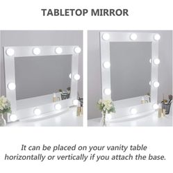 White Vanity Mirror