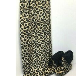 Leopard Blanket set Size Small 5-6 Gift Set