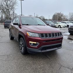 2021 RED JEEP COMPASS 80TH ANNIVERSARY EDITION ᒪOᗯ ᗰIᒪEᔕ 🄻🄴🄰🅃🄷🄴🅁 S͎U͎V͎ Gᗩᔕ ᔕᗩᐯEᖇ 4X⃣4 GREAT CONDITION🤩🚘