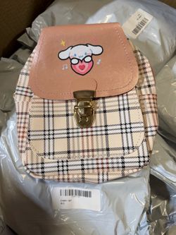 Cinnamoroll Plaid Mini Backpack