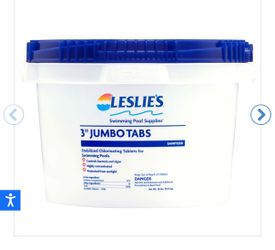 Leslie’s 3” jumbo chlorine tabs