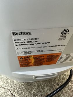 Saluspa inflatable hot tub pump only s100105 for Sale in Douglasville, GA -  OfferUp