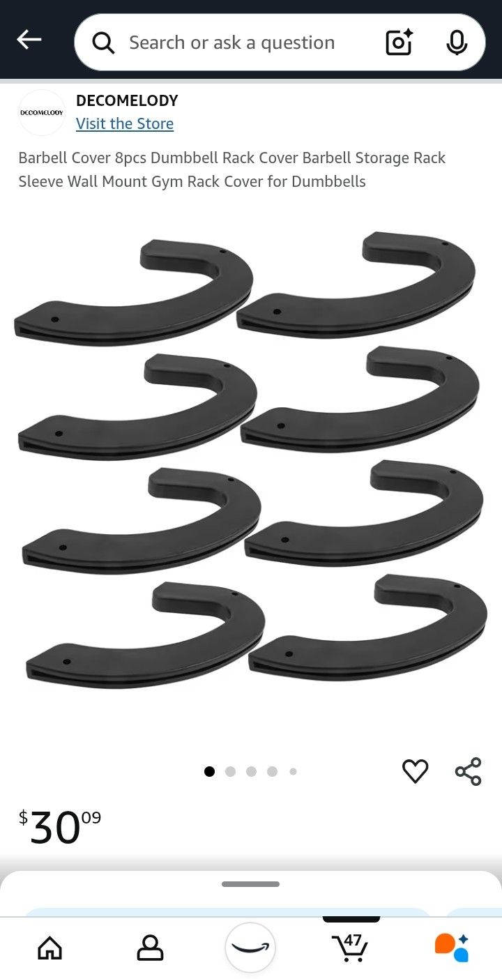 Barbell/dumbbell Rubber Covers New