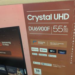 Samsung Crystal UHD DU6900F 55" - brand new