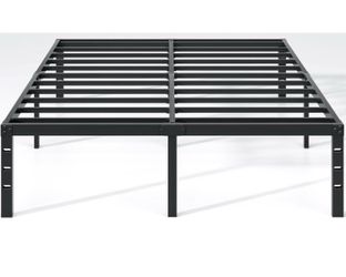 Like New - STANDARD KING SIZE 12” METAL PLATFORM BED FRAME