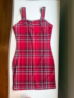 Red & black mini dress ~ medium~ new