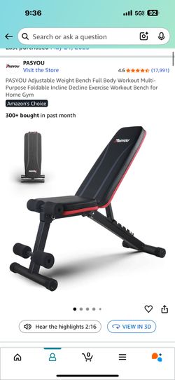 Workout Bench