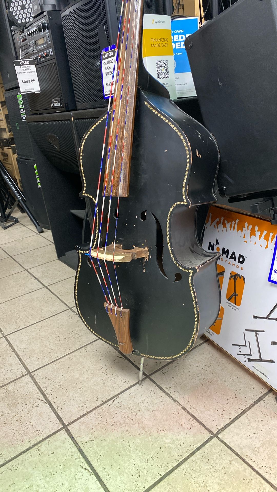 Used Tololoche/Stand Up Bass W/fishman Pick Up