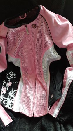 Sexy Joe Rocket armor biker jacket hot pink women's med. Like new