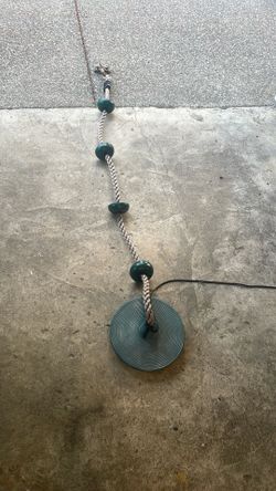 Zipline rope and seat