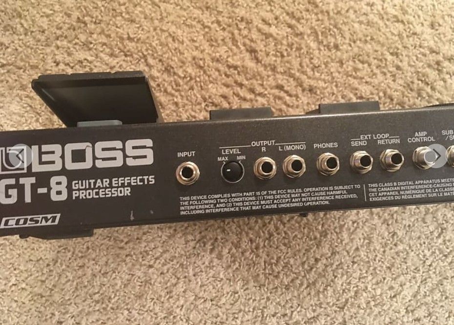 BOSS GT8 GUITAR EFFECTS PROCESSOR for Sale in North Las Vegas, NV OfferUp