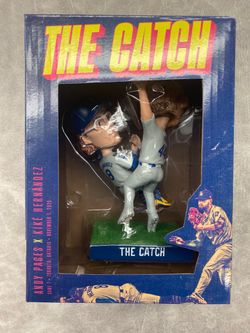 The Catch Bobblehead - Kike Hernandez/Andy Pages