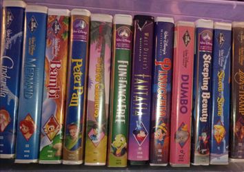 Disney animated films VHS