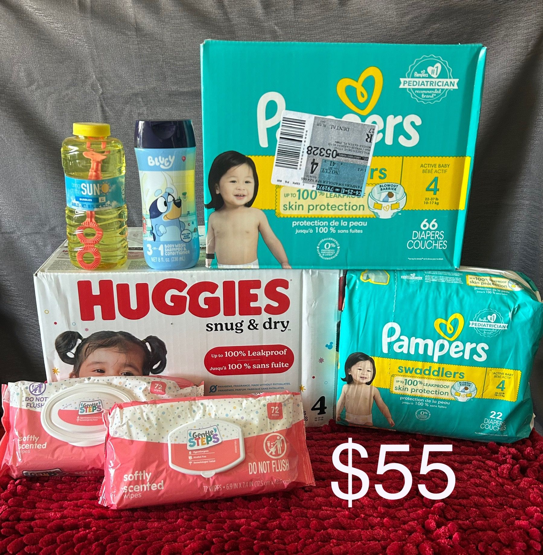 Diapers Bundle Size 4