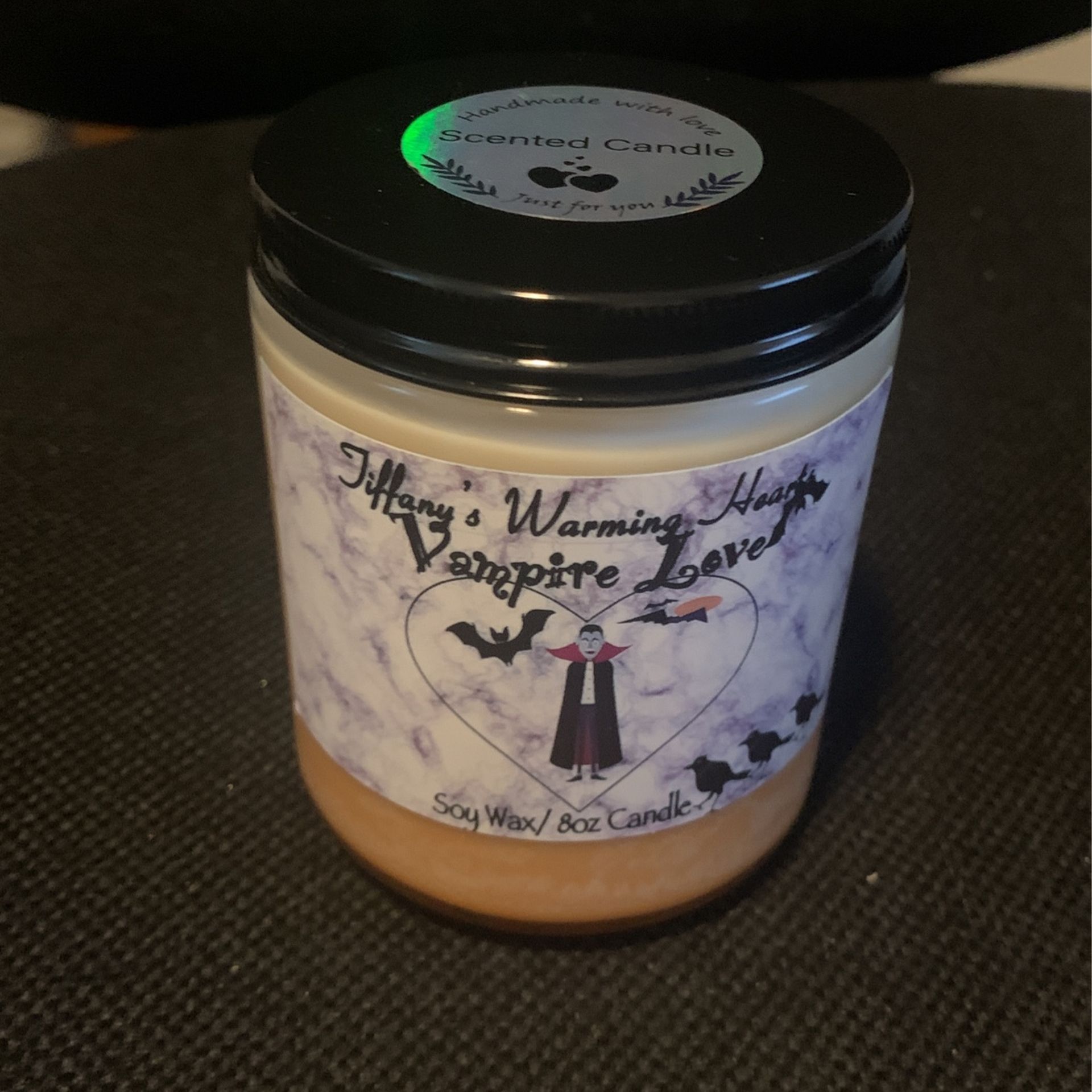 8oz Vampire Love Halloween Candle 