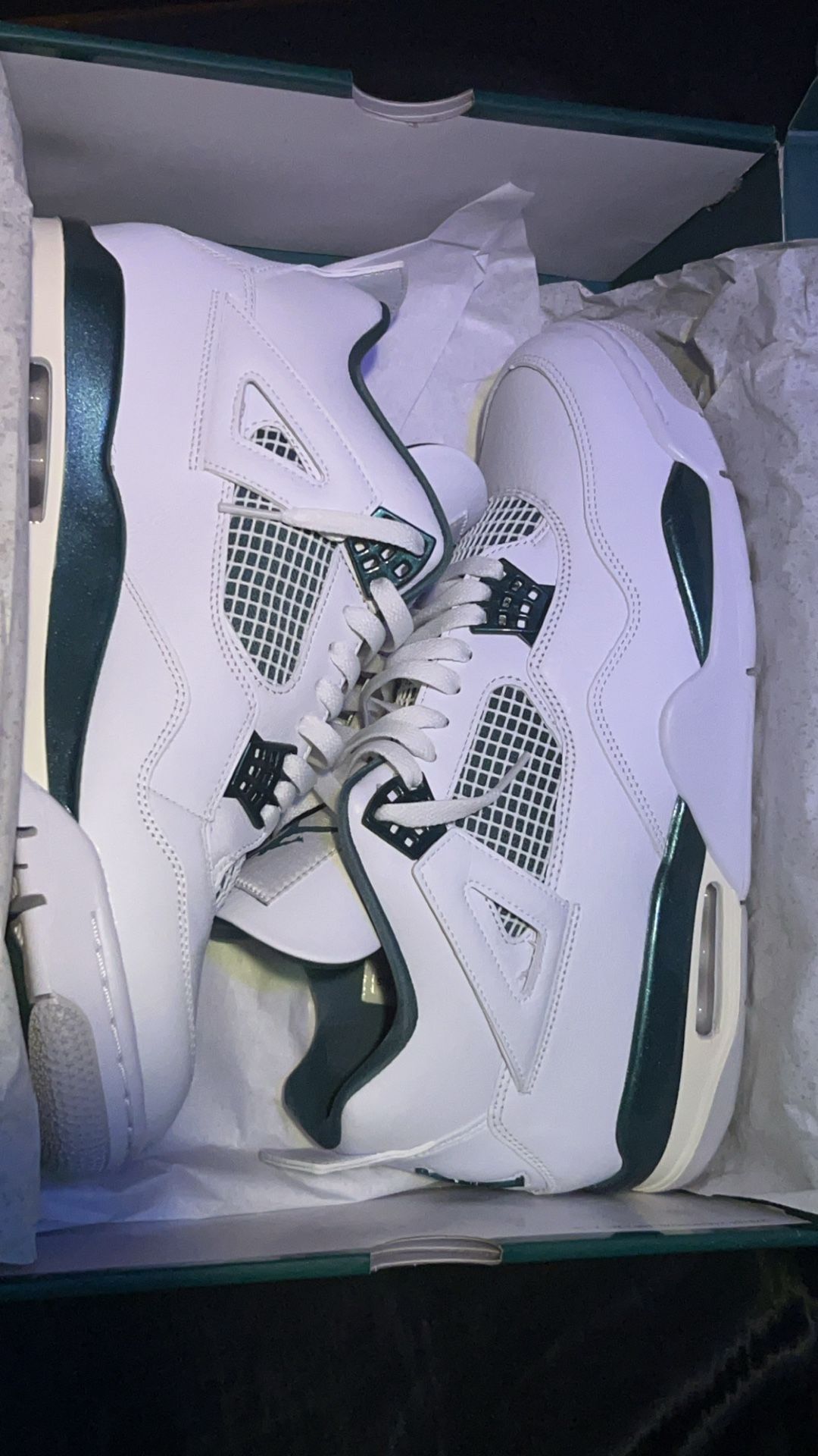 Jordan Retro 4 Oxidized Green