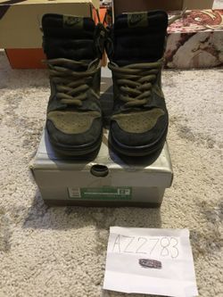 2003 Rare Nike SB Dunk High Pro Hulk Size 8.5