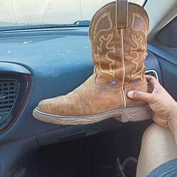 Steel Toe Justin. Boots 