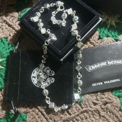 Chrome Hearts Dice & Plus Ball Necklace