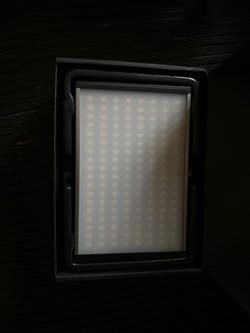 Led camera light with chargeable battery